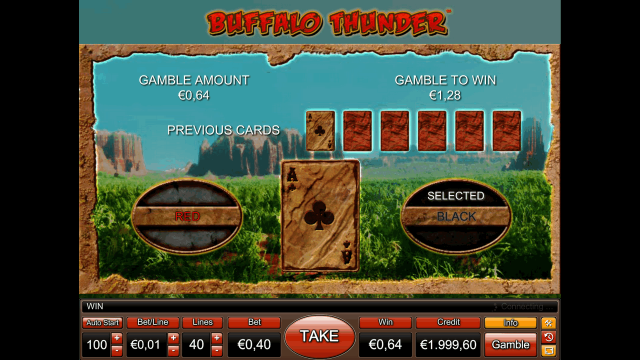 Бонусная игра Buffalo Thunder 2