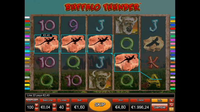 Бонусная игра Buffalo Thunder 5